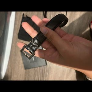 Saint Laurent thin belt